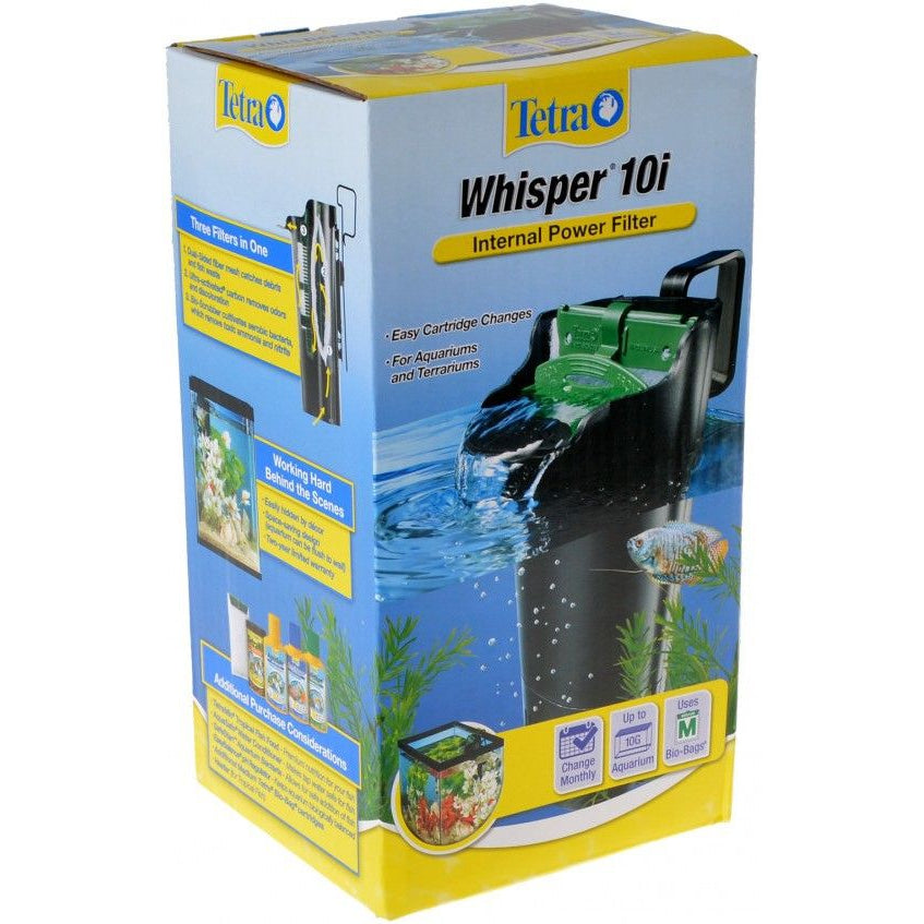 Tetra Whisper Internal Power Filter-Fish-Tetra-10i (10 Gallons)-