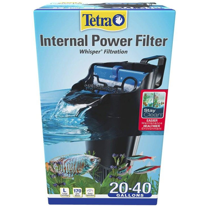 Tetra Whisper Internal Power Filter-Fish-Tetra-40i (40 Gallons)-