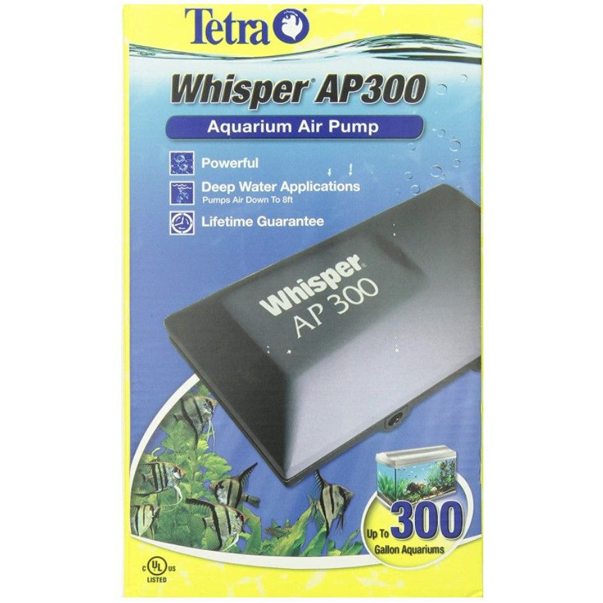 Tetra Whisper Air Pump - Deep Water-Fish-Tetra-AP 300 - 2 Air Outlets (300 Gallons)-