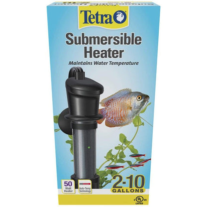 Tetra Submersible Heater-Fish-Tetra-HT10 Heater - 50 Watt - (Aquariums 2-10 Gallons)-