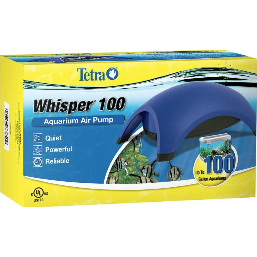 Tetra Whisper Aquarium Air Pumps (UL Listed)-Fish-Tetra-Whisper 100 - Up to 100 Gallons (2 Outlets)-