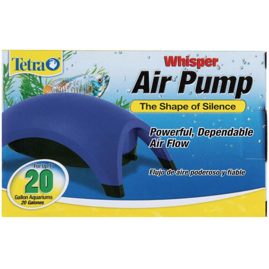 Tetra Whisper Aquarium Air Pumps-Fish-Tetra-Whisper 20 - Up to 20 Gallons (1 Outlet)-