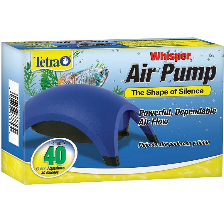 Tetra Whisper Aquarium Air Pumps-Fish-Tetra-Whisper 40 - Up to 40 Gallons (1 Outlet)-