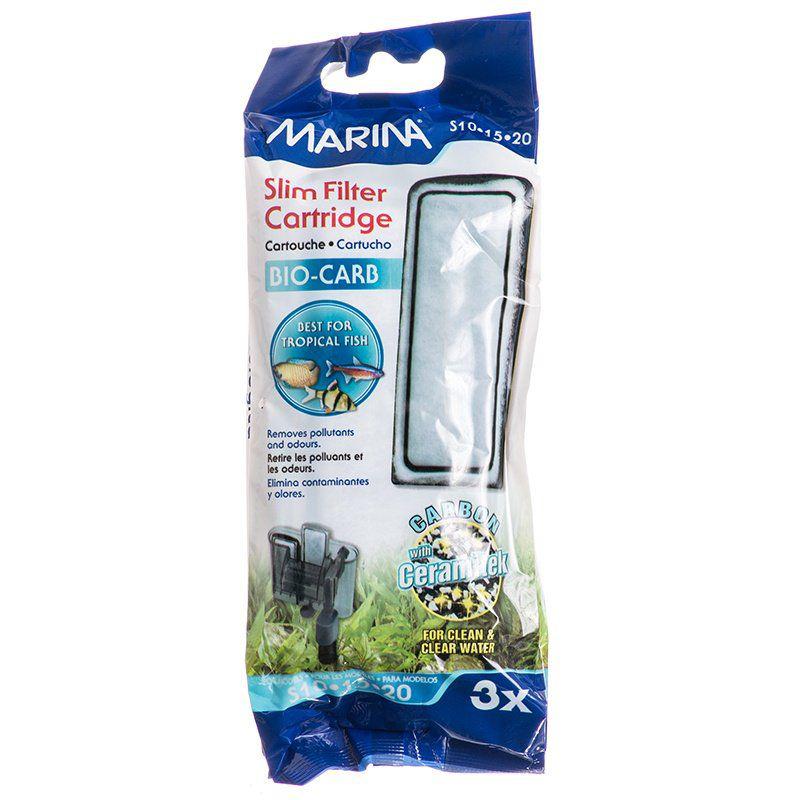 Marina Bio-Clear Slim Power Filter Cartridge-Fish-Marina-3 Pack-