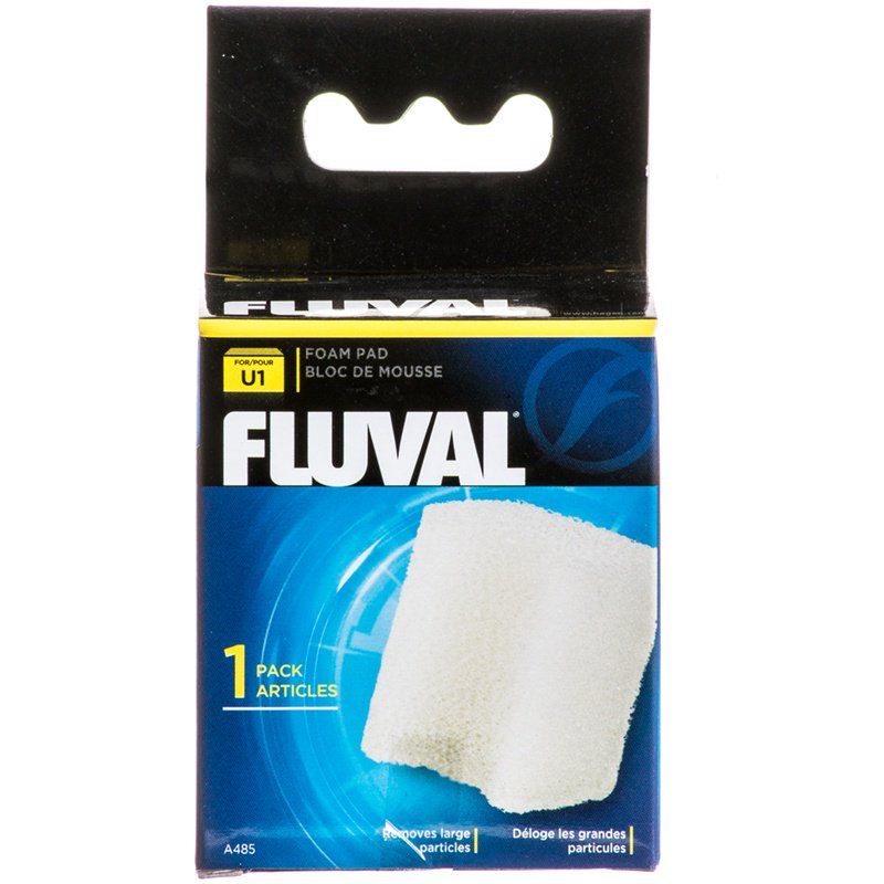 Fluval U-Sereis Underwater Filter Foam Pads-Fish-Fluval-Foam Pad For U1 Filter (1 Pack)-