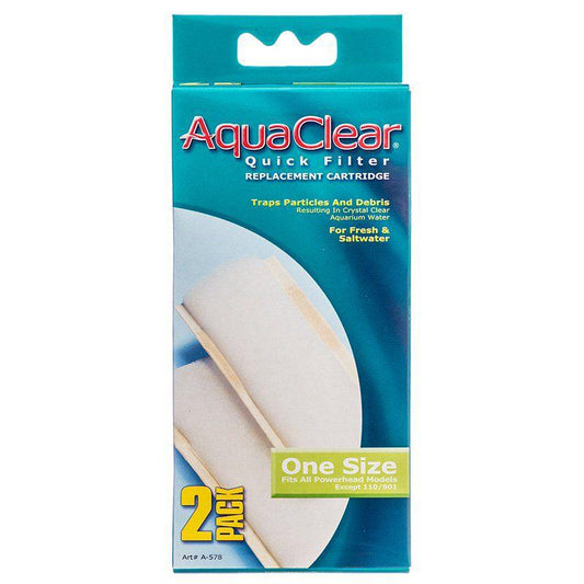 Aquaclear Quick Filter Replacement Cartridge-Fish-AquaClear-2 Pack-