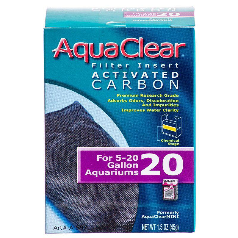 Aquaclear Activated Carbon Filter Inserts-Fish-AquaClear-For Aquaclear 20 Power Filter-