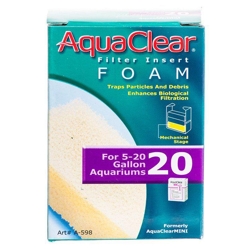 Aquaclear Filter Insert Foam-Fish-AquaClear-For Aquaclear 20 Power Filter-