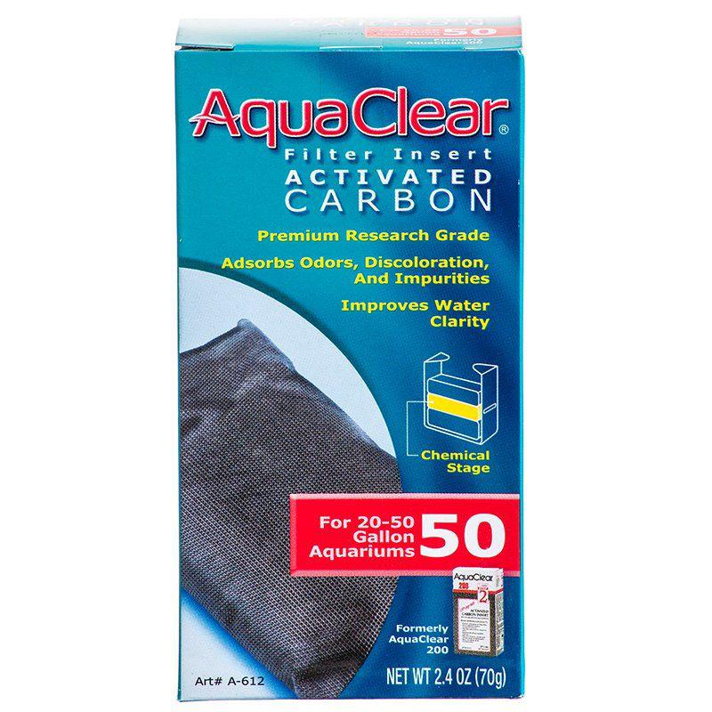 Aquaclear Activated Carbon Filter Inserts-Fish-AquaClear-For Aquaclear 50 Power Filter-