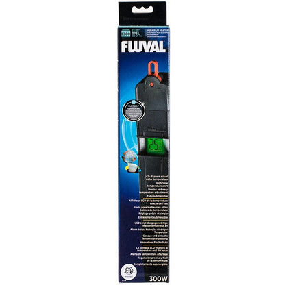 Fluval Vuetech Digital Aquarium Heater - E Series-Fish-Fluval-E300 - 300 Watts - Up to 100 Gallons (14" Long)-