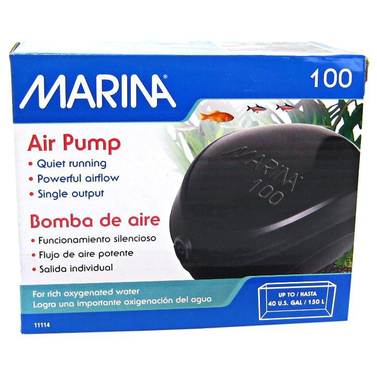 Marina Air Pump-Fish-Marina-Model 100 Air Pump - (Aquariums up to 40 Gallons)-