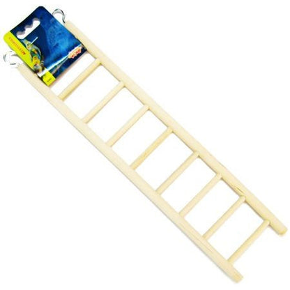 Living World Wood Ladders for Bird Cages-Bird-Living World-15" High - 9 Step Ladder-