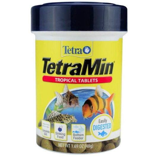 Tetra Tetramin Tropical Tablets Fish Food-Fish-Tetra-1.69 oz (160 Tablets)-