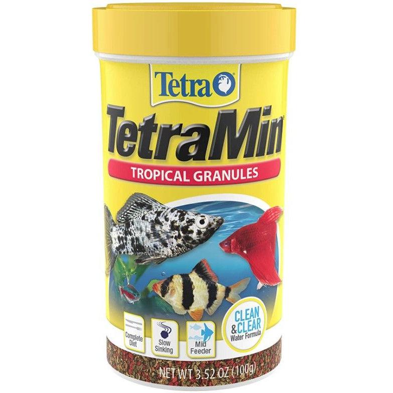 Tetra TetraMin Tropical Granules-Fish-Tetra-3.52 oz-