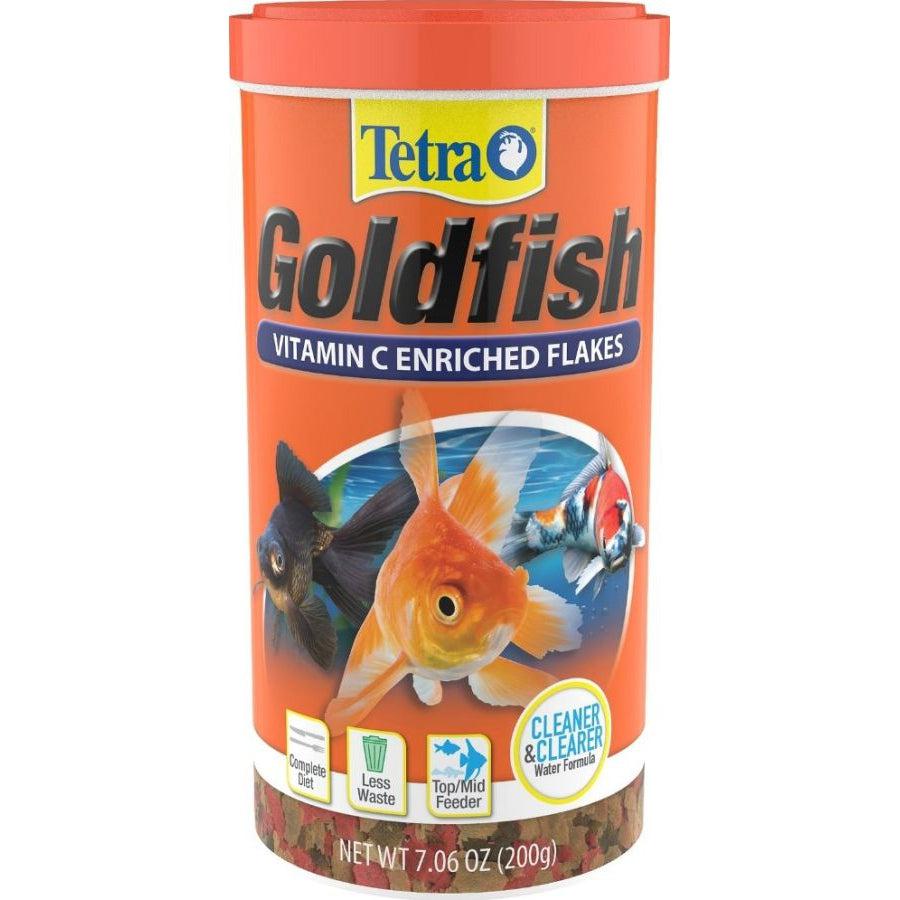 Tetra Goldfish Vitamin C Enriched Flakes-Fish-Tetra-7.06 oz-