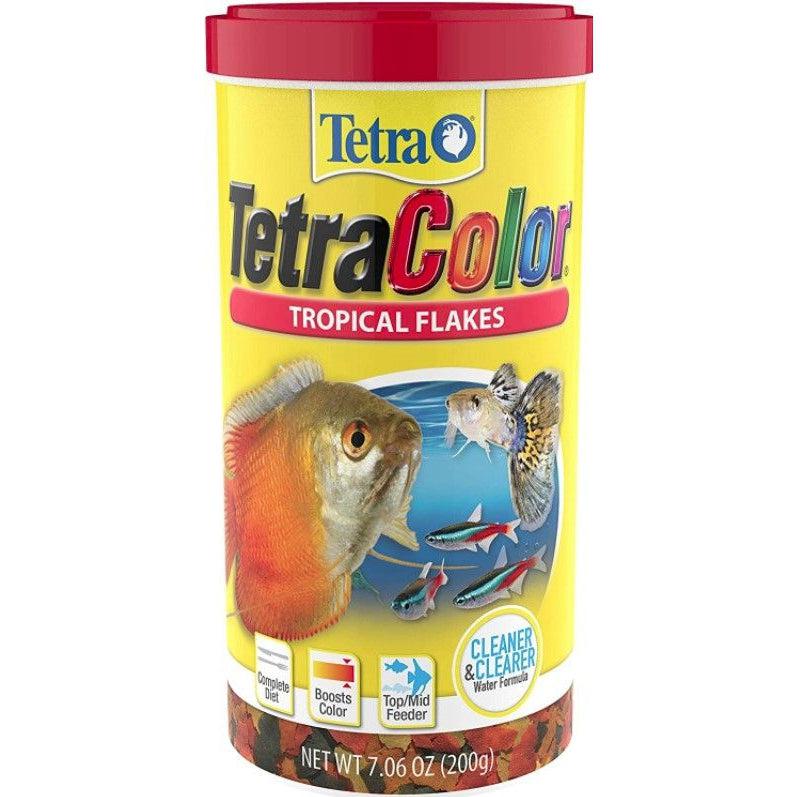 Tetra Tetra Tropical Color Flakes-Fish-Tetra-7.04 oz-