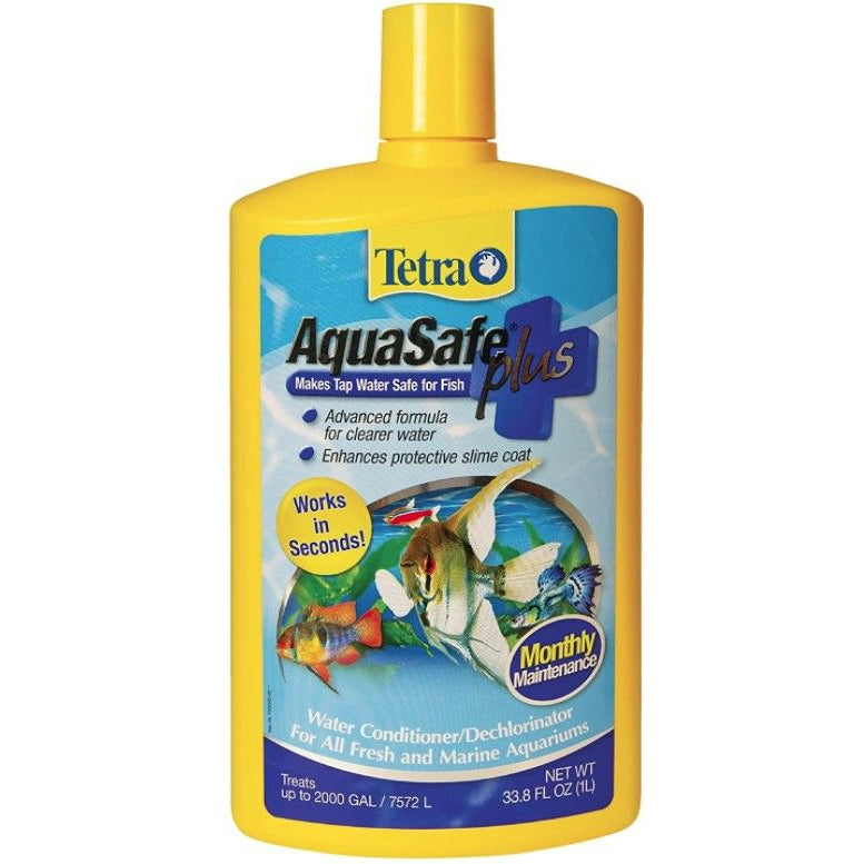 Tetra AquaSafe Plus Tap Water Conditioner-Fish-Tetra-33.8 oz-