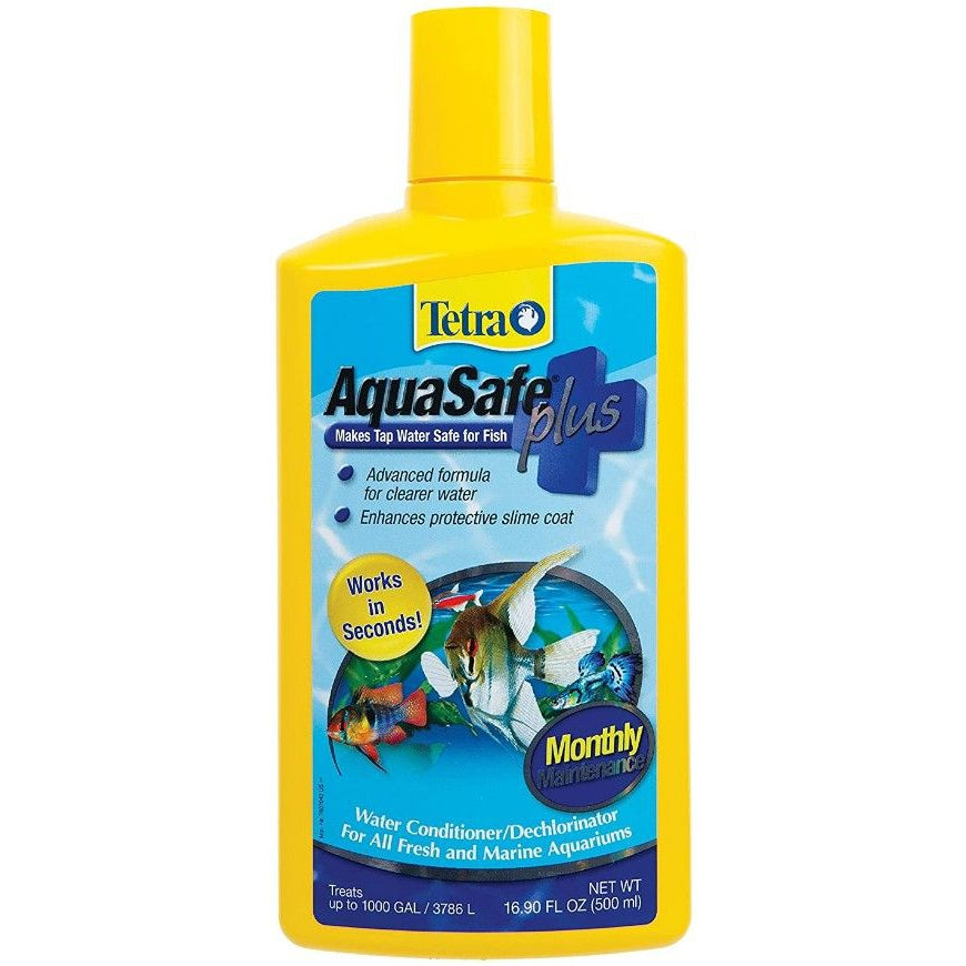 Tetra AquaSafe Plus Tap Water Conditioner-Fish-Tetra-16.9 oz-