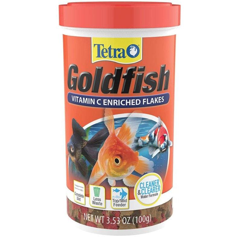 Tetra Goldfish Vitamin C Enriched Flakes-Fish-Tetra-3.53 oz-