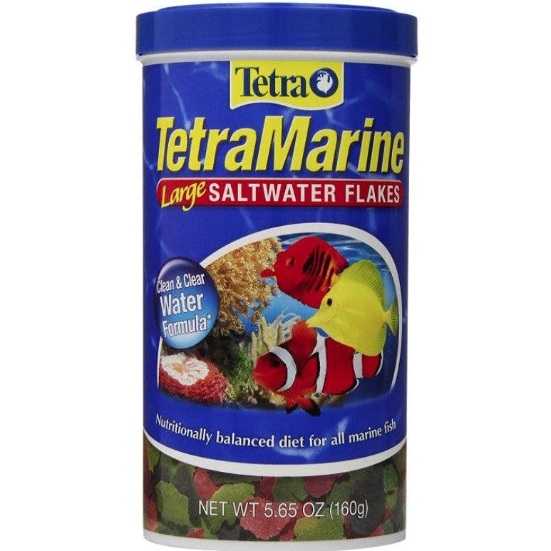 Tetra TetraMarine Saltwater Flakes Fish Food-Fish-Tetra-5.65 oz-