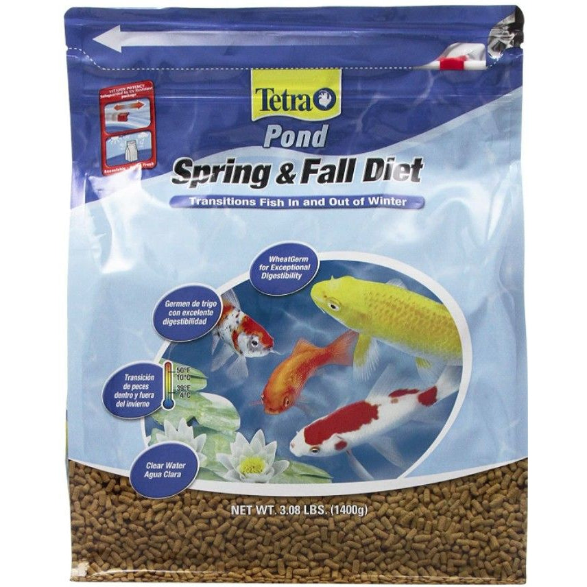 Tetra Pond Spring & Fall Diet Fish Food-Fish-Tetra Pond-3 lbs-