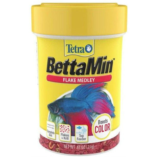 Tetra BettaMin Tropical Medley Fish Food-Fish-Tetra-.81 oz-