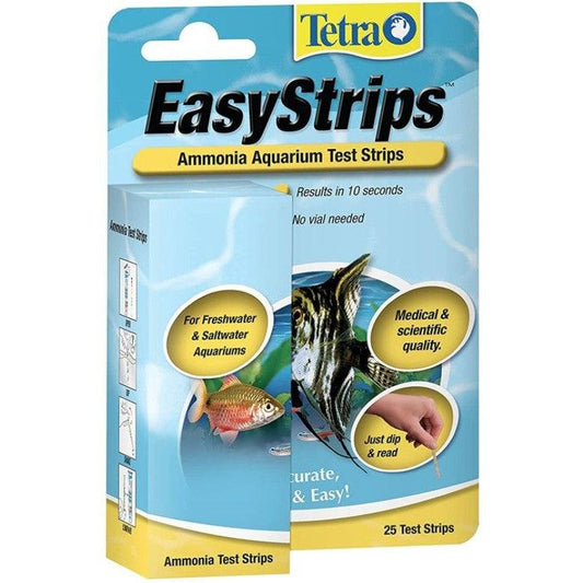 Tetra EasyStrips Ammonia Aquarium Test Strips-Fish-Tetra-25 Pack-