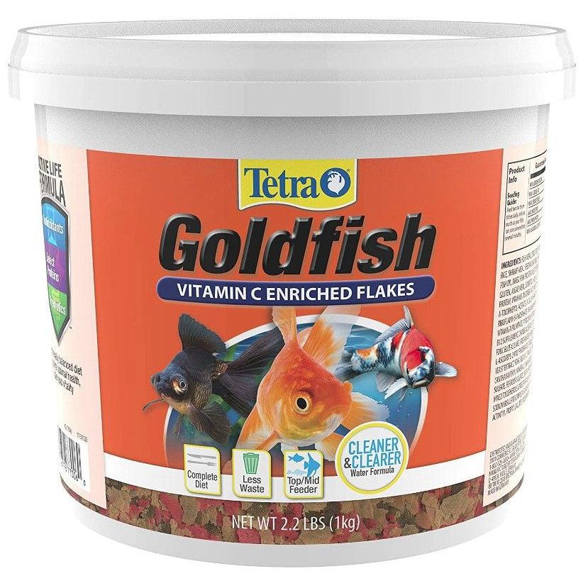 Tetra Goldfish Vitamin C Enriched Flakes-Fish-Tetra-2.2 lbs-