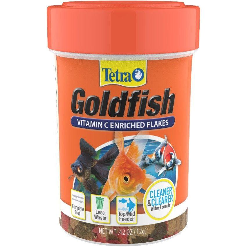 Tetra Goldfish Vitamin C Enriched Flakes-Fish-Tetra-0.42 oz-