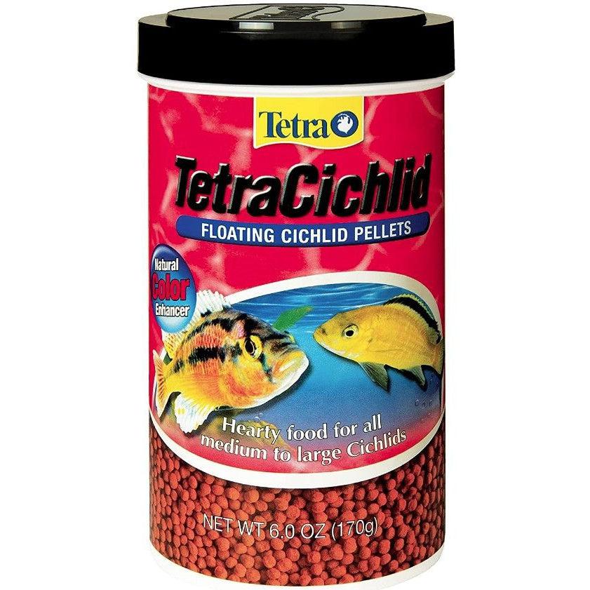 Tetra Pond TetraCichlid Floating Pellets-Fish-Tetra-6 oz-