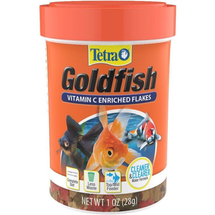 Tetra Goldfish Vitamin C Enriched Flakes-Fish-Tetra-1 oz-