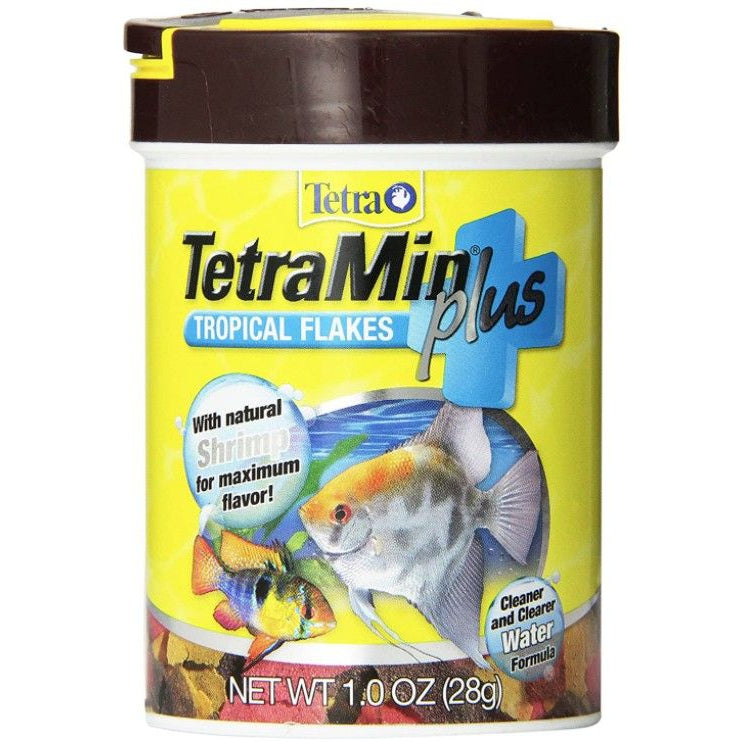 Tetra TetraMin Plus Tropical Flakes Fish Food-Fish-Tetra-1 oz-