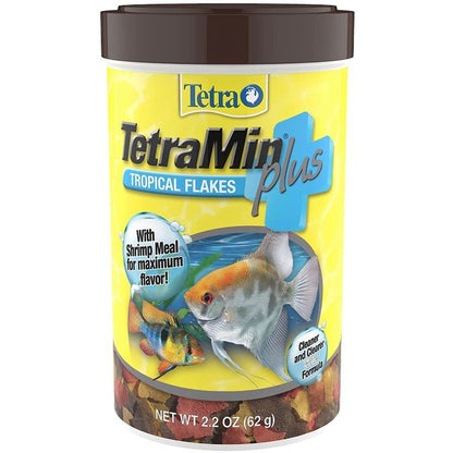 Tetra TetraMin Plus Tropical Flakes Fish Food-Fish-Tetra-2.2 oz-