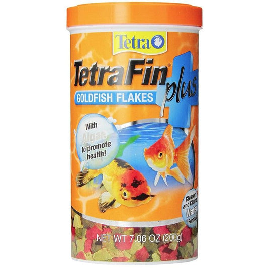 Tetra TetraFin Plus Goldfish Flakes Fish Food-Fish-Tetra-7.06 oz-