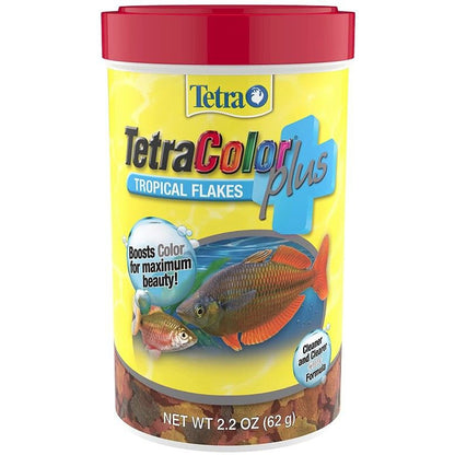 TetraColor Plus Tropical Flakes Fish Food-Fish-Tetra-2.2 oz-