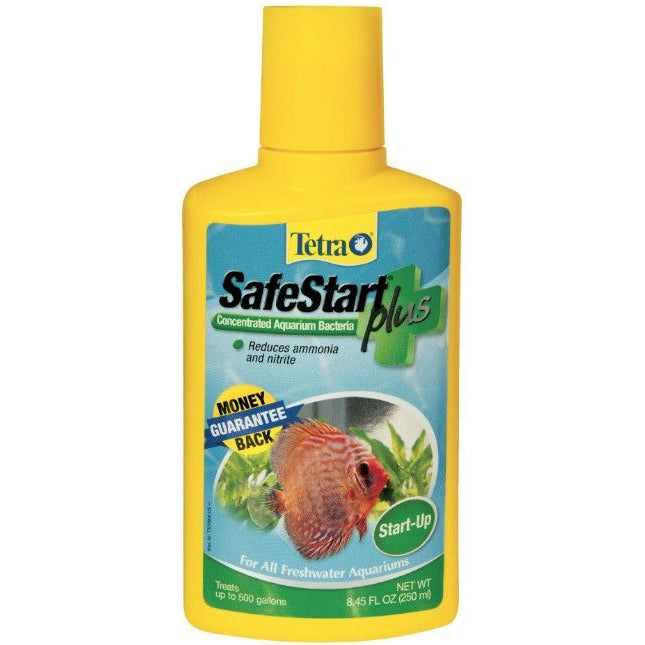 Tetra SafeStart Aquarium Start-up Water Conditioner-Fish-Tetra-8.45 oz (Treats up to 75 Gallons)-