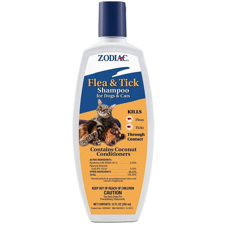 Zodiac Flea & Tick Shampoo For Dogs & Cats-Dog-Zodiac-12 oz-