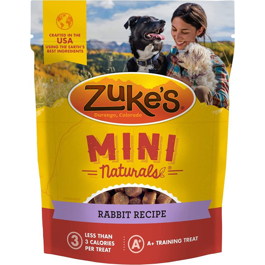 Zukes Mini Naturals Dog Treat - Wild Rabbit Recipe-Dog-Zukes-1 lb-