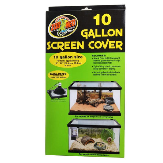 Zoo Med 10 Gallon Screen Cover 20" x 10"-Reptile-Zoo Med-1 count-