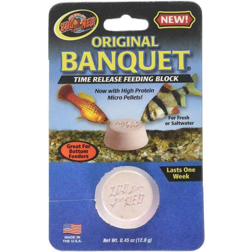 Zoo Med Original Banquet Fish Feeding Block-Fish-Zoo Med-Regular - .45 oz (1 Pack)-