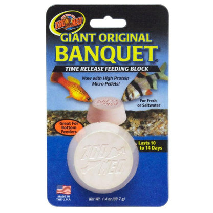 Zoo Med Original Banquet Fish Feeding Block-Fish-Zoo Med-Giant - 1.4 oz (1 Pack)-