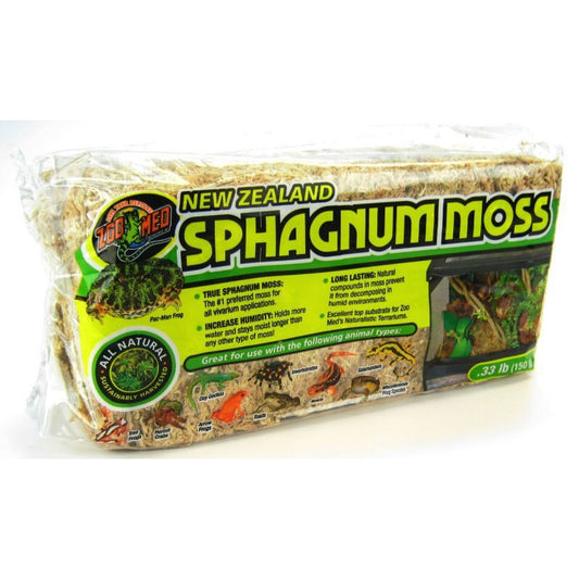 Zoo Med New Zeland Sphangnum Moss-Reptile-Zoo Med-.33 lbs-