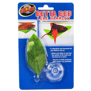 Zoo Med Aquatic Betta Bed Leaf Hammock-Fish-Zoo Med-Standard - 1 Count - (3.5" Long)-
