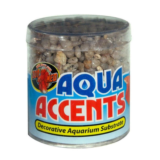 Zoo Med Aquatic Aqua Accents Aquarium Substrate - Light River Pebbles-Fish-Zoo Med-.5 lbs-