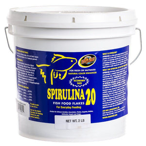 Zoo Med Spirulina 20 Flakes Fish Food-Fish-Zoo Med-2 lbs-