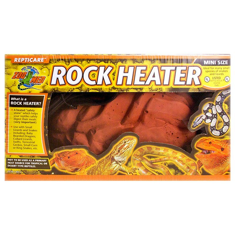 Zoo Med ReptiCare Rock Heater-Reptile-Zoo Med-Mini - 6" Long x 3.5" Wide (1-5 Gallons)-