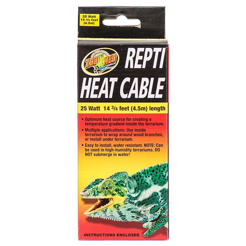 Zoo Med Repti Heat Cable-Reptile-Zoo Med-25 Watts (14.75' L)-