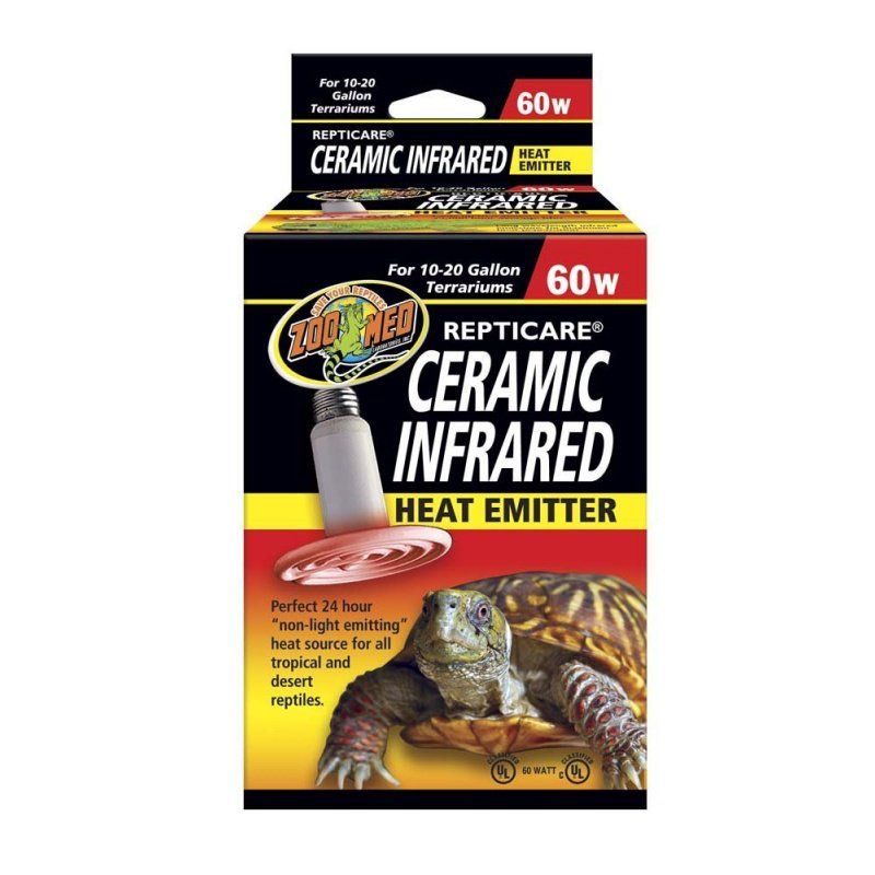 Zoo Med ReptiCare Ceramic Infrared Heat Emitter-Reptile-Zoo Med-60 Watts-