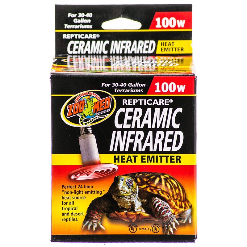 Zoo Med ReptiCare Ceramic Infrared Heat Emitter-Reptile-Zoo Med-100 Watts-