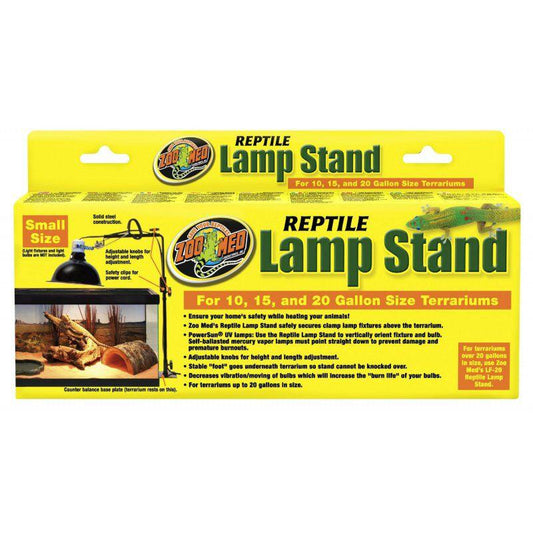 Zoo Med Economy Reptile Lamp Stand-Reptile-Zoo Med-Fits 10-20 Gallon Sized Terrariums-